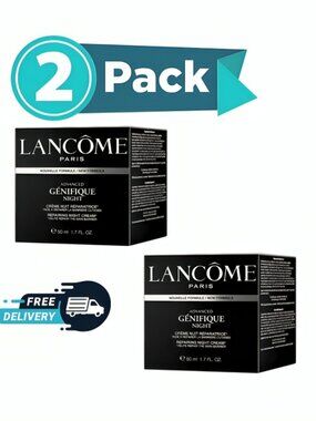Lancôme Advanced Génifique Repairing Night Cream 50ml Anti-Aging Face Moisturize